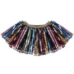Jupe  sequins tutu star de la nuit multicolore