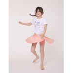 Jupe short 100% coton fille rose