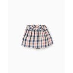 Jupe - short en coton À carreaux b&s beige clair Jupe - short en coton À carreaux b&s beige clair