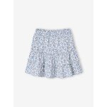 Jupe short fille en jersey �cru