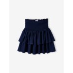 Jupe short fille jersey marine