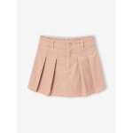 Jupe short fille pliss�e beige