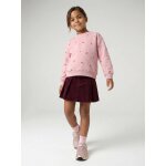 Jupe short fille pliss�e bordeaux