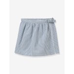 Jupe short fille ray� bleu