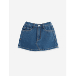 Jupe short en jean fille bleu moyen