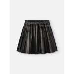 Jupe en simili cuir noir