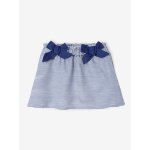 Jupe en tissu ottoman bébé ample bleu royal rayé Jupe en tissu ottoman bébé ample bleu royal rayé