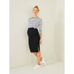 Jupe tube longue de grossesse noir