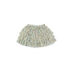 Jupe  volants fleurie liberty ruffle rose