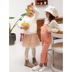 Jupon crmonie en tulle paillet fille beige iris
