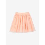 Jupon crmonie en tulle paillet fille rose nude