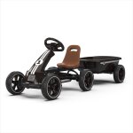 Kart enfant � p�dales avec remorque - de 2 � 5 ans - jeu exterieur noir