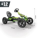 Kart  pdale rally drt vert