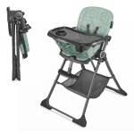 Kinderkraft highchair foldee - chaise de salle � manger pliable vert