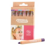 Kit de 6 crayons de maquillage mondes enchant�s multicolor