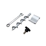 Kit d'ancrage pour gazon naturel scala (2 pi�ces) 220x120cm / 300x200cm / 500x200cm gris