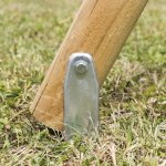 Kit d'ancrage pour portique balan�oire secur'in - sans b�ton pour enfants gris