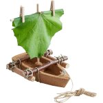 Kit d'assemblage - bateau en liège beige Kit d'assemblage - bateau en liège beige