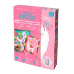 Kit cr�atif lamas totally deco! string & pompoms art set multicolor