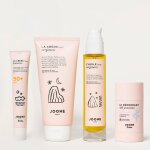 Kit crème visage, crème et huile vergetures et déodorant future maman blanc Kit crème visage, crème et huile vergetures et déodorant future maman blanc
