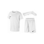 Kit de football dry park - chaussettes, short et maillot blanc