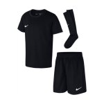 Kit de football dry park - chaussettes, short et maillot noir