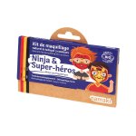 Kit de maquillage 3 couleurs ninja et super - h�ros namaki multi - coloured