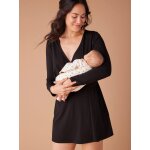 Kit maternit 2 en 1 envie de fraise robe - tunique et pantalon large noir