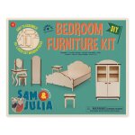 Kit de meubles mini - chambre principale la maison des souris (chelle 1:12) multicolor