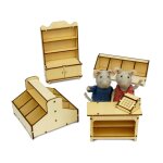 Kit de meubles mini - magasin la maison des souris (chelle 1:12) multicolor