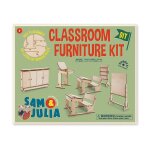 Kit de meubles mini - salle de classe la maison des souris (chelle 1:12) multicolor