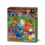 Kit moulage - dinosaure 3d - version fr + nl multicolor Kit moulage - dinosaure 3d - version fr + nl multicolor