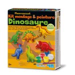 Kit moulage - dinosaure fluorescent - version fr + nl multicolor