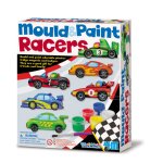 Kit moulage - voitures de course, kit moules, du pl�tre, de la peinture multicolor