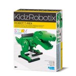 Kit robot t - rex construis ton dinosaure rugissant et lumineux multicolor