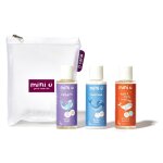 Kit voyage shampooing, aprs - shampoing, gel douche enfants multicolor
