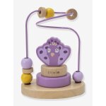 Labyrinthe � perles en bois - violet