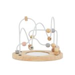 Labyrinthe de perles avec miroir - 25cm rose ou bleu