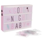 Lampe bo�te lumineuse enfant rose