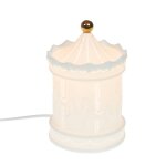 Lampe carrousel blanc
