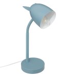 Lampe de chevet en m�tal avec oreilles - jerry bleu