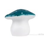 Lampe grand champignon, lampe de chevet ou � poser bleu