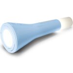 Lampe torche multifonctions rechargeable lumi�re chaude, jeu et s�curit� d�s 3 ans bleu