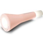Lampe torche multifonctions rechargeable lumi�re chaude, jeu et s�curit� d�s 3 ans rose
