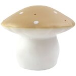 Lampe veilleuse champignon eclairage tamisée blanc, beige Lampe veilleuse champignon eclairage tamisée blanc, beige