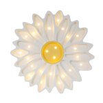 Lampe veilleuse marguerite blanche blanc Lampe veilleuse marguerite blanche blanc