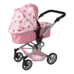 Landau combin� mika fleurs pour poup�e rose