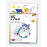 Lanterne diy space safari folia argent
