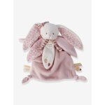 Lapin doudou 25 cm rose