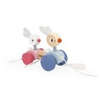 Lapins � promener zigolos en bois fsc multicolore